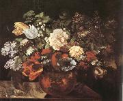 Gustave Courbet Flower oil